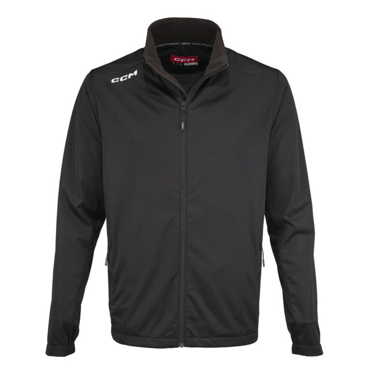 CCM LIGHTWEIGHT RINK SUIT JACKET – BLACK YOUTH X-LARGE