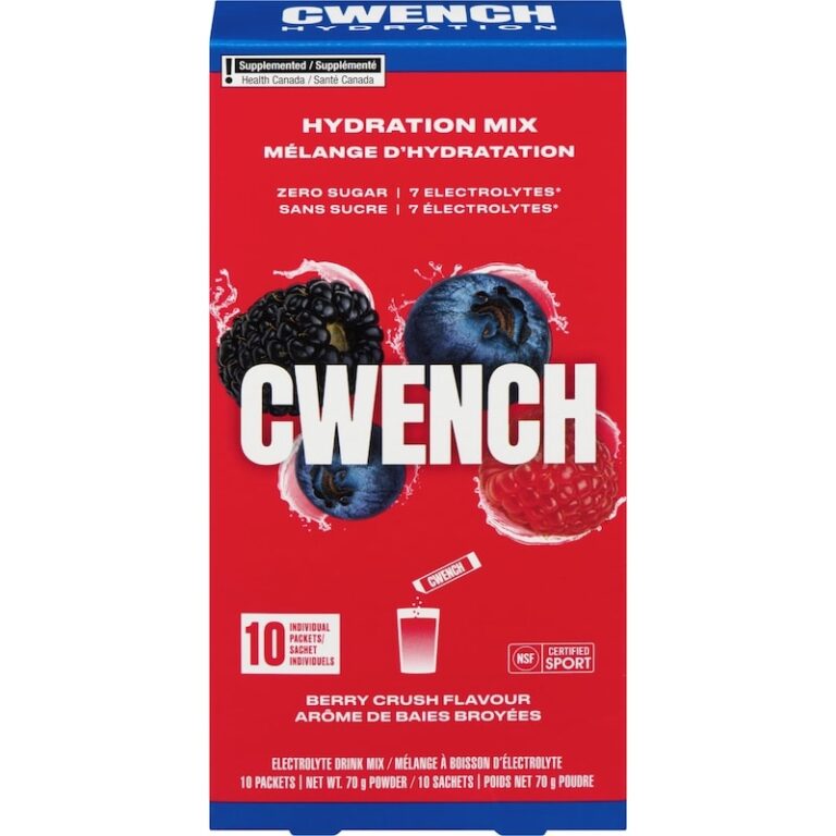 CWENCH HYDRATION MIX BERRY CRUSH – 10PK