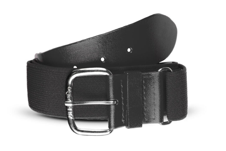 ALL-STAR BASEBALL/SOFTBALL ELASTIC BELT – 1.5″ – BLACK