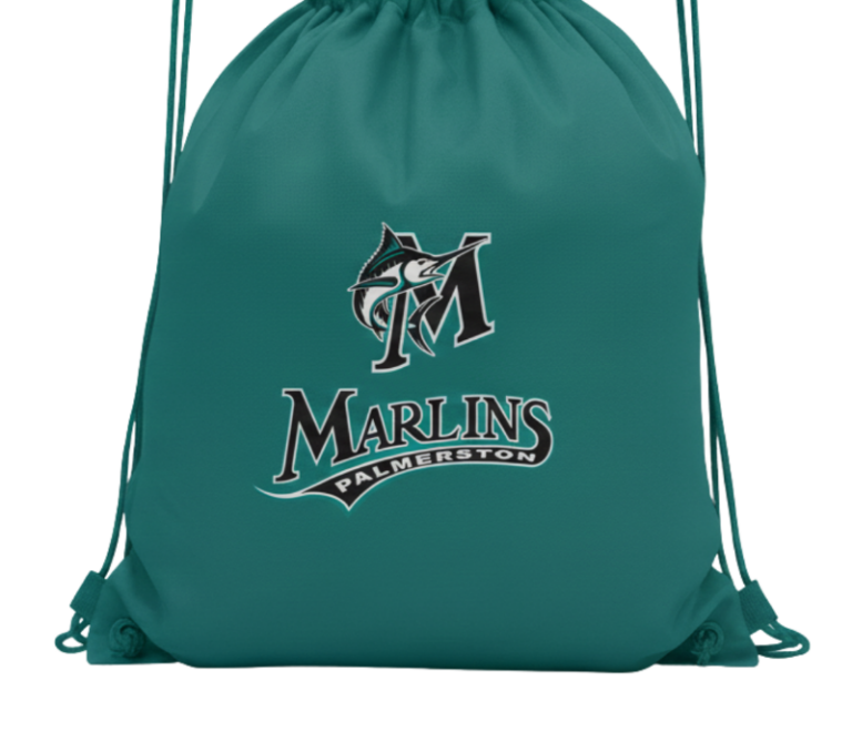 PWSA Palmerston Marlins Sublimated Drawstring Backpack
