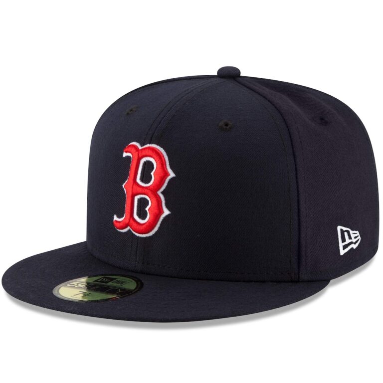 New Era Boston Red Sox Fitted Cap 7-34 Red/Blk