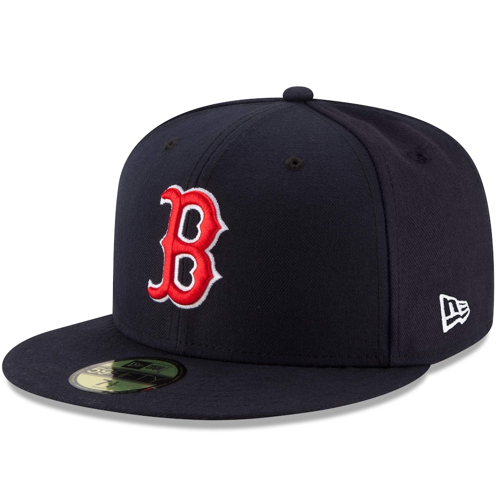 New Era Boston Red Sox Fitted Cap 7-34 Red/Blk