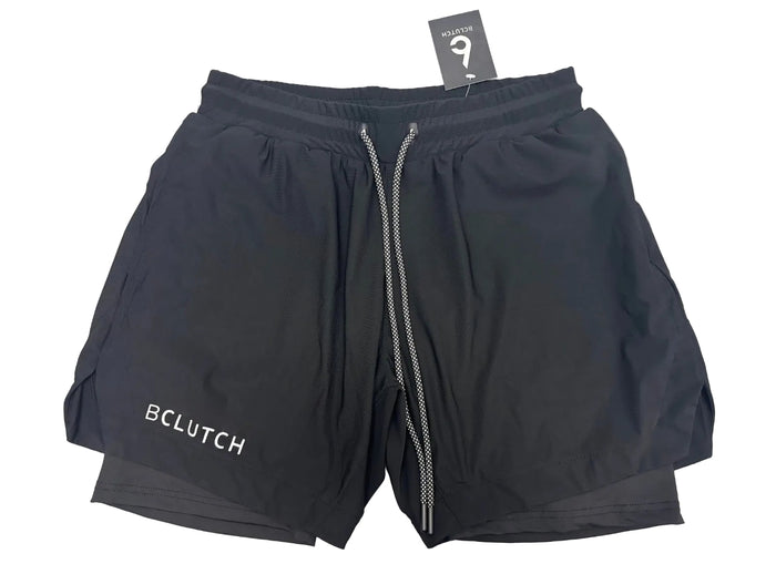 B Clutch Performance Shorts – Black